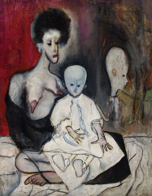 {{ product_title }} Fine Art Print | {{ product_vendor }} Jakero77 Alice Neel - Degenerate Madonna (1930) - 17" x 22" Fine Art Print Art Print  Jakero77