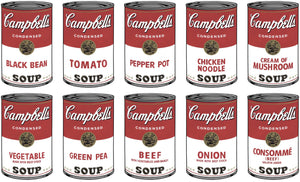 {{ product_title }} Fine Art Print | {{ product_vendor }} Jakero77 Andy Warhol 1984 Signed Campbell's Soup Cans - "17 x 22" Fine Art Print Art Print  Jakero77