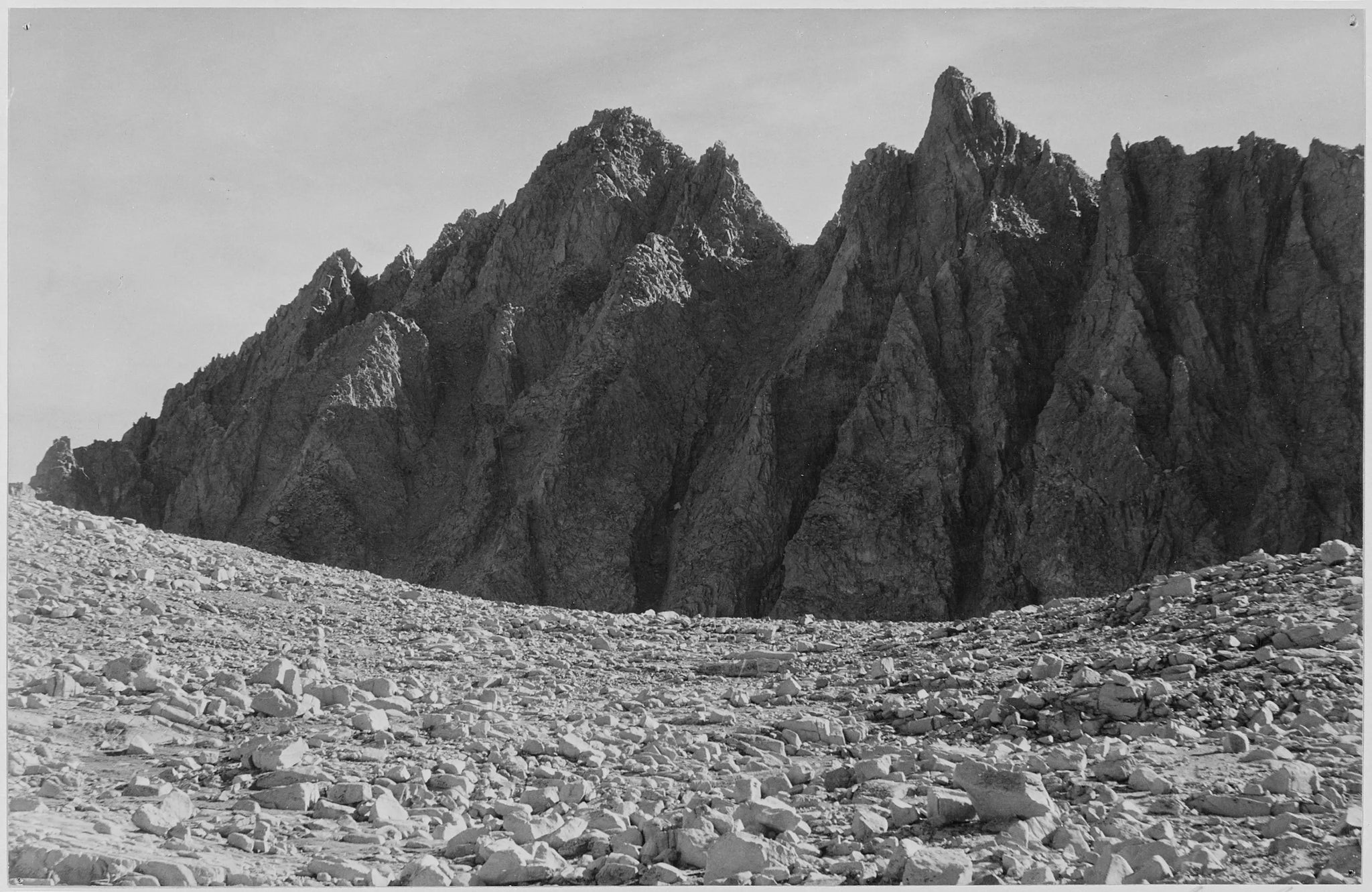 {{ product_title }} Fine Art Print | {{ product_vendor }} Jakero77 Ansel Adams - Bishop Pass King's River Canyon California (1936) - 17" x 22" Print Art Print  Jakero77