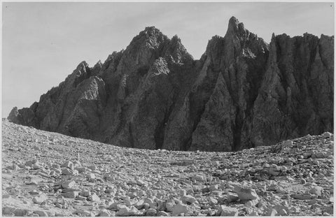 {{ product_title }} Fine Art Print | {{ product_vendor }} Jakero77 Ansel Adams - Bishop Pass King's River Canyon California (1936) - 17" x 22" Print Art Print  Jakero77