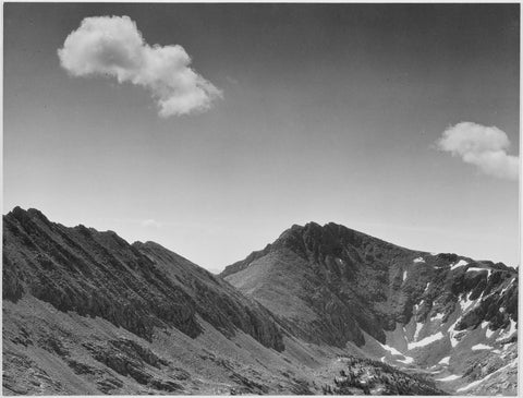 {{ product_title }} Fine Art Print | {{ product_vendor }} Jakero77 Ansel Adams - Coloseum Mountain King's River Canyon (1936) - 17" x 22" Art Print Art Print  Jakero77