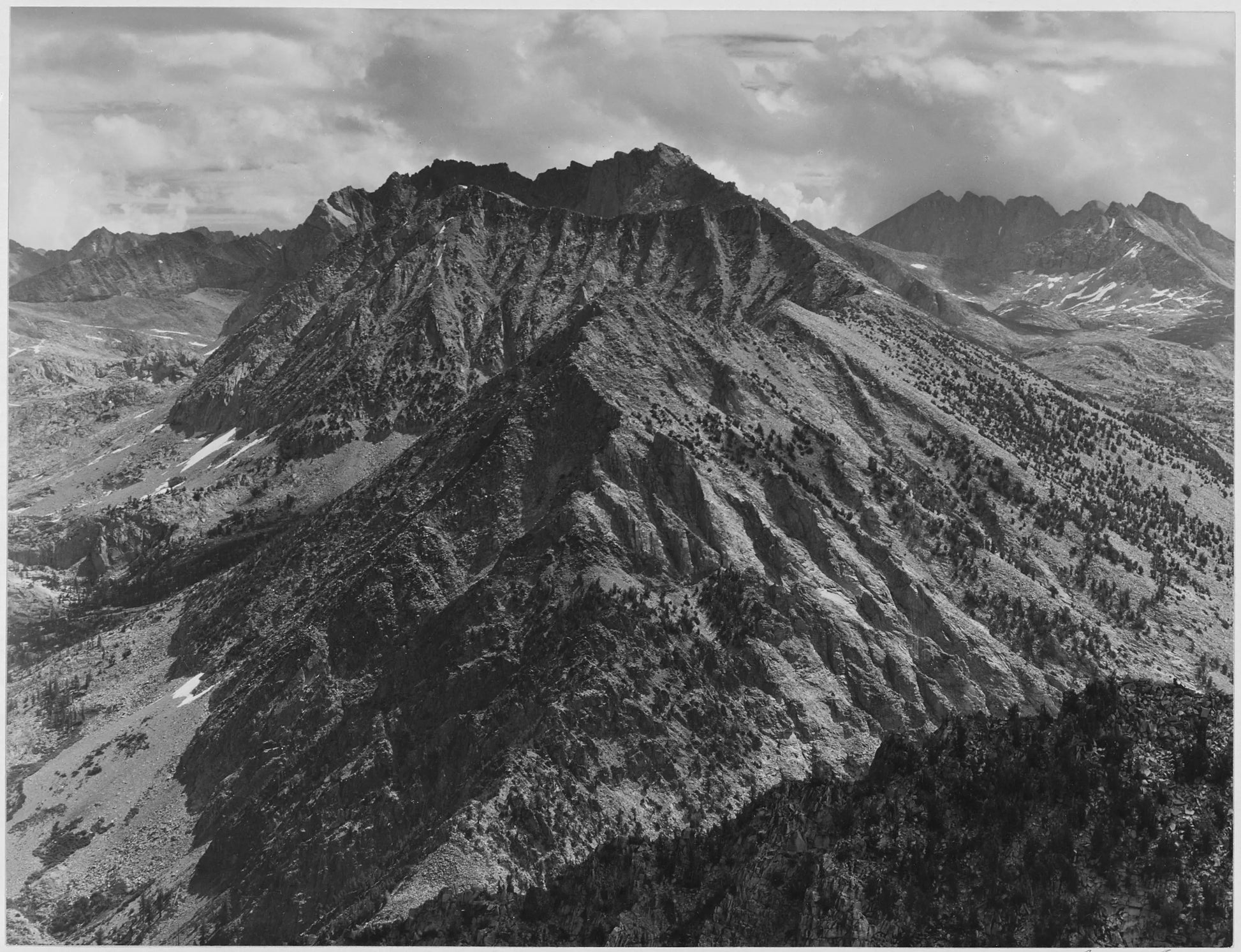 {{ product_title }} Fine Art Print | {{ product_vendor }} Jakero77 Ansel Adams - From Windy Point, Middle Fork, King's River Canyon (1936) - 17"x22" Fine Art Print Art Print  Jakero77