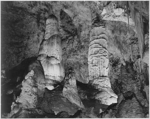 {{ product_title }} Fine Art Print | {{ product_vendor }} Jakero77 Ansel Adams - Giant Domes Carlsbad Caverns New Mexico (1941) - 17" x 22" Art Print Art Print  Jakero77