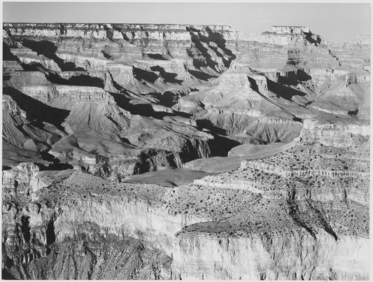 {{ product_title }} Fine Art Print | {{ product_vendor }} Jakero77 Ansel Adams - Grand Canyon Winding Ravine (1941) Arizona - 17" x 22" Fine Art Print Art Print  Jakero77