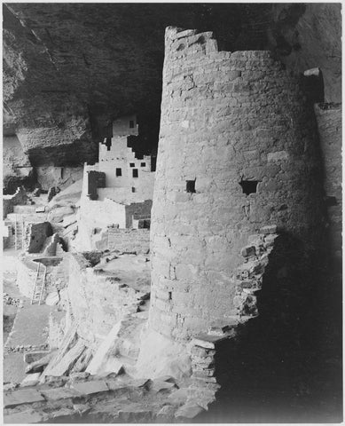 {{ product_title }} Fine Art Print | {{ product_vendor }} Jakero77 Ansel Adams - Mesa Verde Cliff Palace Colorado (1933) - 17" x 22" Fine Art Print Art Print  Jakero77