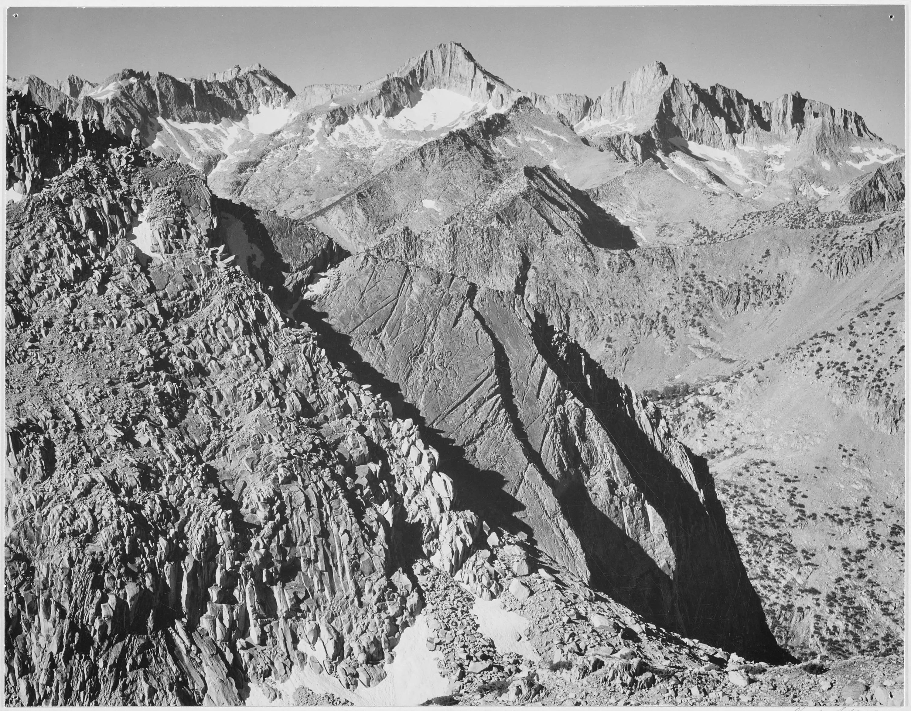 {{ product_title }} Fine Art Print | {{ product_vendor }} Jakero77 Ansel Adams - Mount Brewer King's River Canyon (1936) - 17" x 22" Fine Art Print Art Print  Jakero77