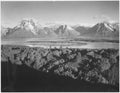 {{ product_title }} Fine Art Print | {{ product_vendor }} Jakero77 Ansel Adams - Mount Moran Jackson Lake from Signal Hill Grand Teton Wyoming (1941) - 17" x 22" Fine Art Print Art Print  Jakero77