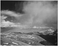 {{ product_title }} Fine Art Print | {{ product_vendor }} Jakero77 Ansel Adams - Mountain Tops Low Clouds Rocky Mountain (1940) - 17" x 22" Art Print Art Print  Jakero77