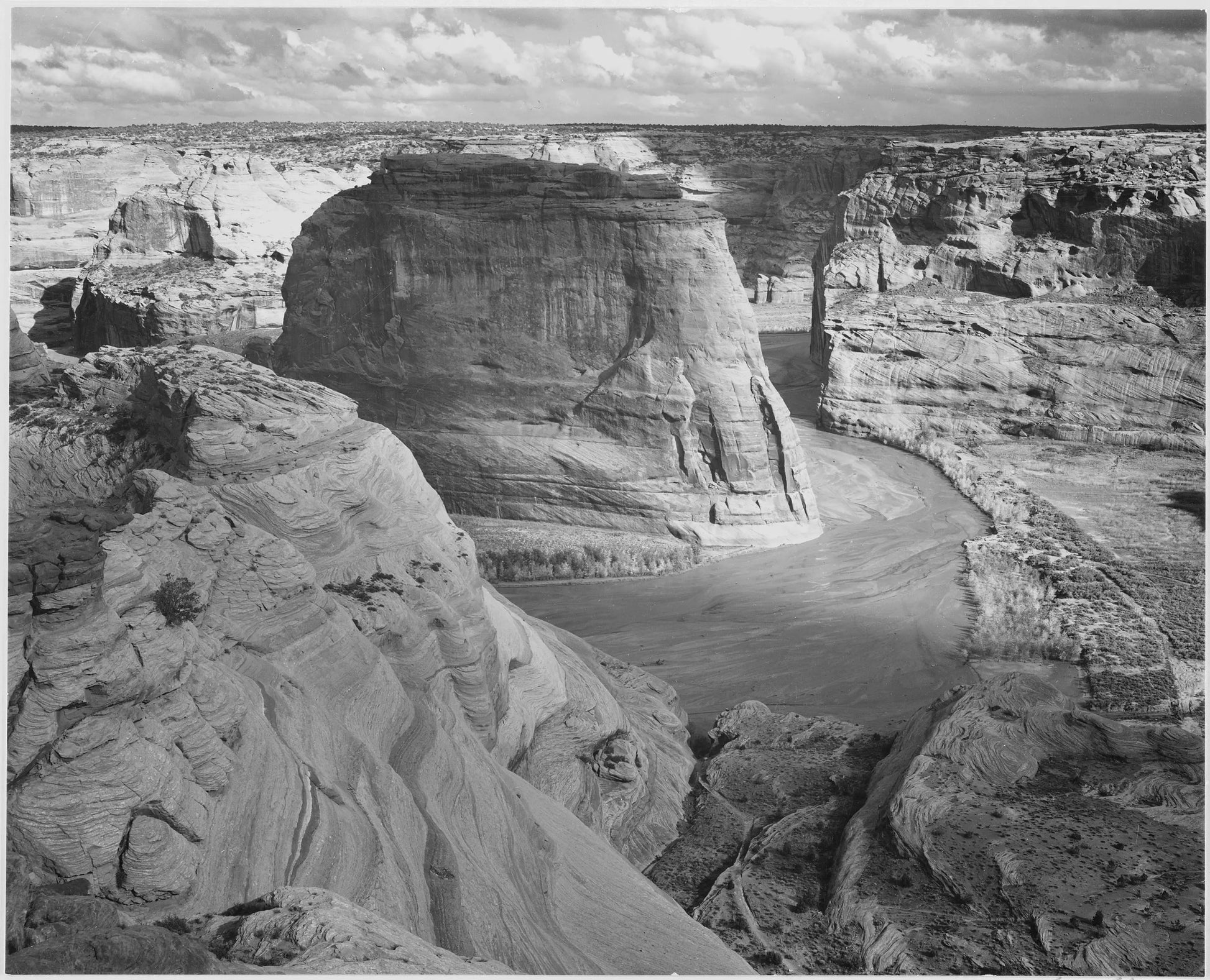 {{ product_title }} Fine Art Print | {{ product_vendor }} Jakero77 Ansel Adams - Mountain Valley View Canyon de Chelly (1941) Arizona - 17"x22" Print Art Print  Jakero77