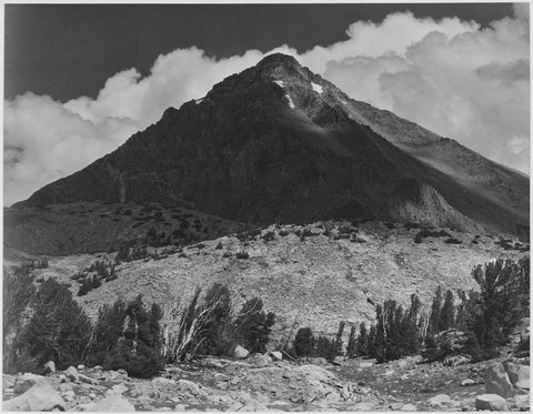 {{ product_title }} Fine Art Print | {{ product_vendor }} Jakero77 Ansel Adams - Pinchot Pass, Mt. Wynne King's River Canyon (1936) - 17"x22" Print Art Print  Jakero77