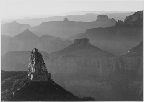 {{ product_title }} Fine Art Print | {{ product_vendor }} Jakero77 Ansel Adams - Rock Formation Grand Canyon Arizona (1941) -17" x 22" Fine Art Print Art Print  Jakero77
