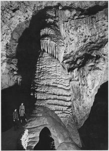 {{ product_title }} Fine Art Print | {{ product_vendor }} Jakero77 Ansel Adams - Rock of Ages Big Room Women Carlsbad Caverns New Mexico (1941) - 17"x22" Fine Art Print Art Print  Jakero77