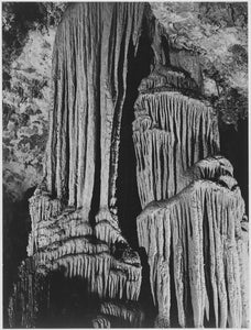 {{ product_title }} Fine Art Print | {{ product_vendor }} Jakero77 Ansel Adams - Stalagmite Stalactite King's Chamber Carlsbad (1941) - 17"x22" Print Art Print  Jakero77