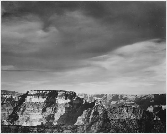 {{ product_title }} Fine Art Print | {{ product_vendor }} Jakero77 Ansel Adams - View From North Rim Grand Canyon (1941) - 17" x 22" Fine Art Print Art Print  Jakero77