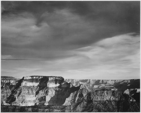 {{ product_title }} Fine Art Print | {{ product_vendor }} Jakero77 Ansel Adams - View From North Rim Grand Canyon (1941) - 17" x 22" Fine Art Print Art Print  Jakero77