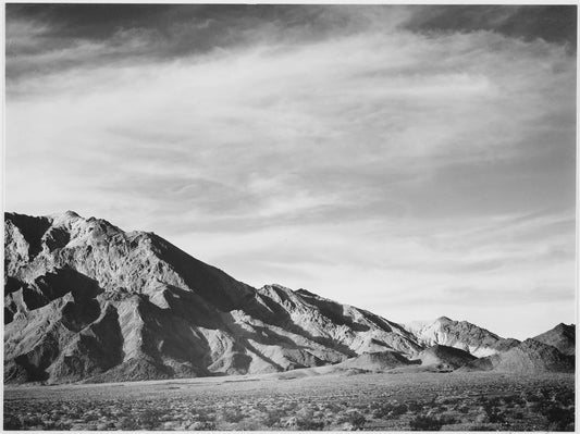 {{ product_title }} Fine Art Print | {{ product_vendor }} Jakero77 Ansel Adams - View of Mountains Near Death Valley California (1941) - 17"x22" Print Art Print  Jakero77