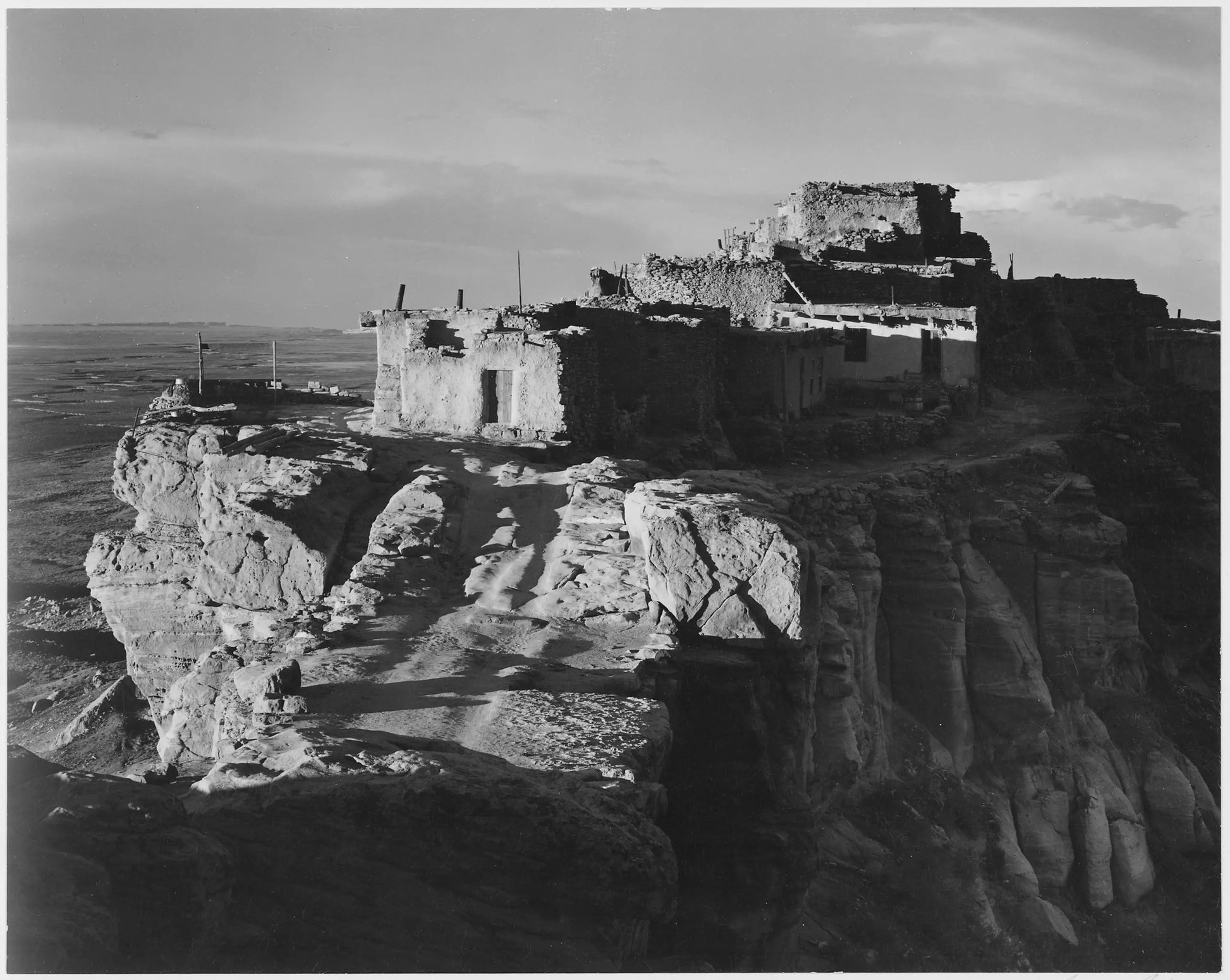 {{ product_title }} Fine Art Print | {{ product_vendor }} Jakero77 Ansel Adams - Walpi Arizona (1941) Mountaintop City - 17" x 22" Fine Art Print Art Print  Jakero77