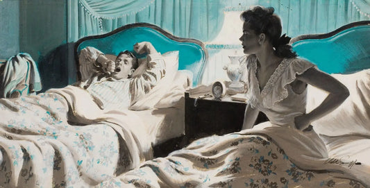 {{ product_title }} Fine Art Print | {{ product_vendor }} Jakero77 Arthur Sarnoff - Be Sure to Stop (1947) Married Life Signed - 17" x 22" Art Print Art Print  Jakero77