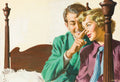 {{ product_title }} Fine Art Print | {{ product_vendor }} Jakero77 Arthur Sarnoff - From Claudia to David Romantic (1949) Signed - 17" x 22" Print Art Print  Jakero77