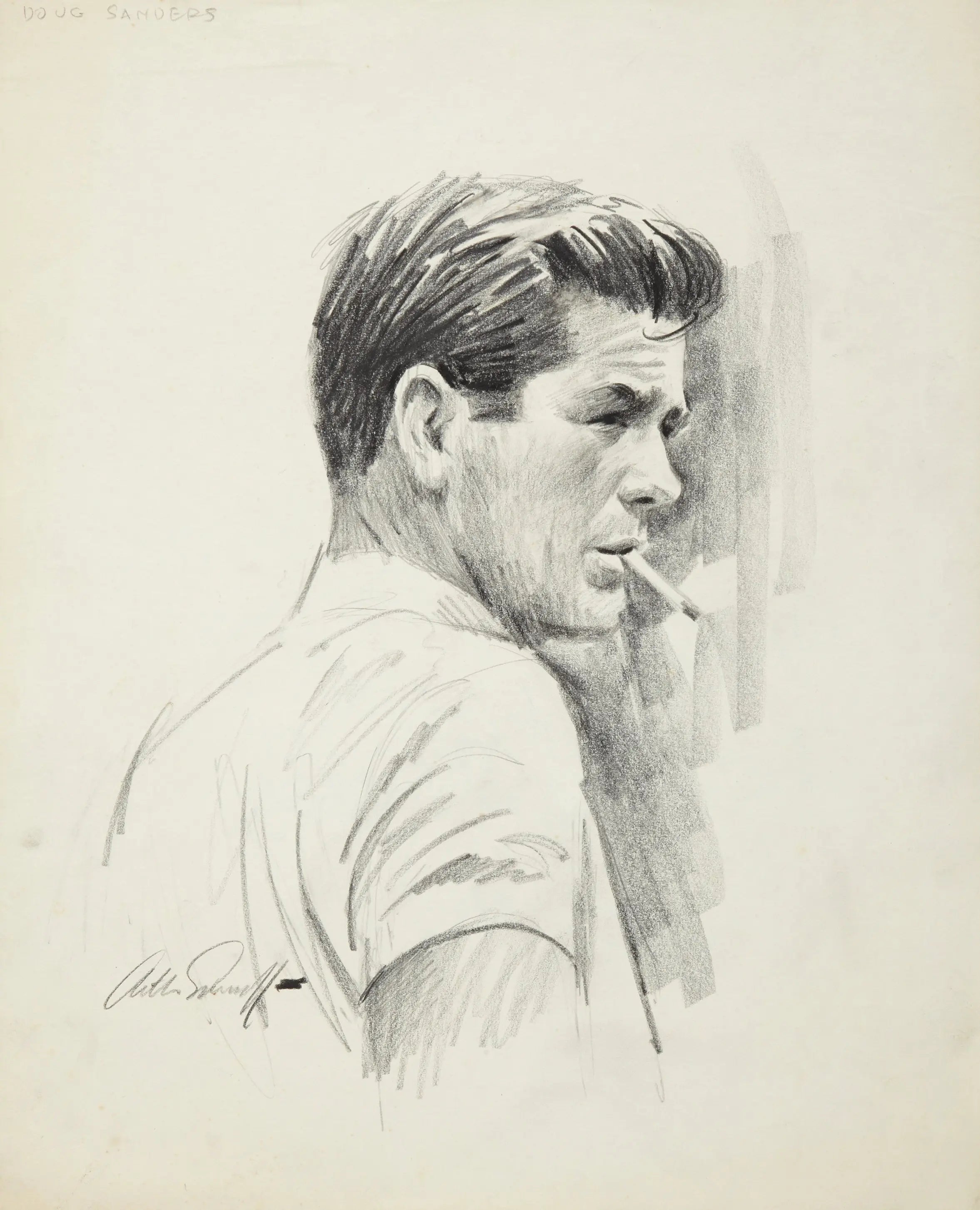 {{ product_title }} Fine Art Print | {{ product_vendor }} Jakero77 Arthur Sarnoff - Golf Pro Doug Sanders 1960s Signed - 17" x 22" Fine Art Print Art Print  Jakero77