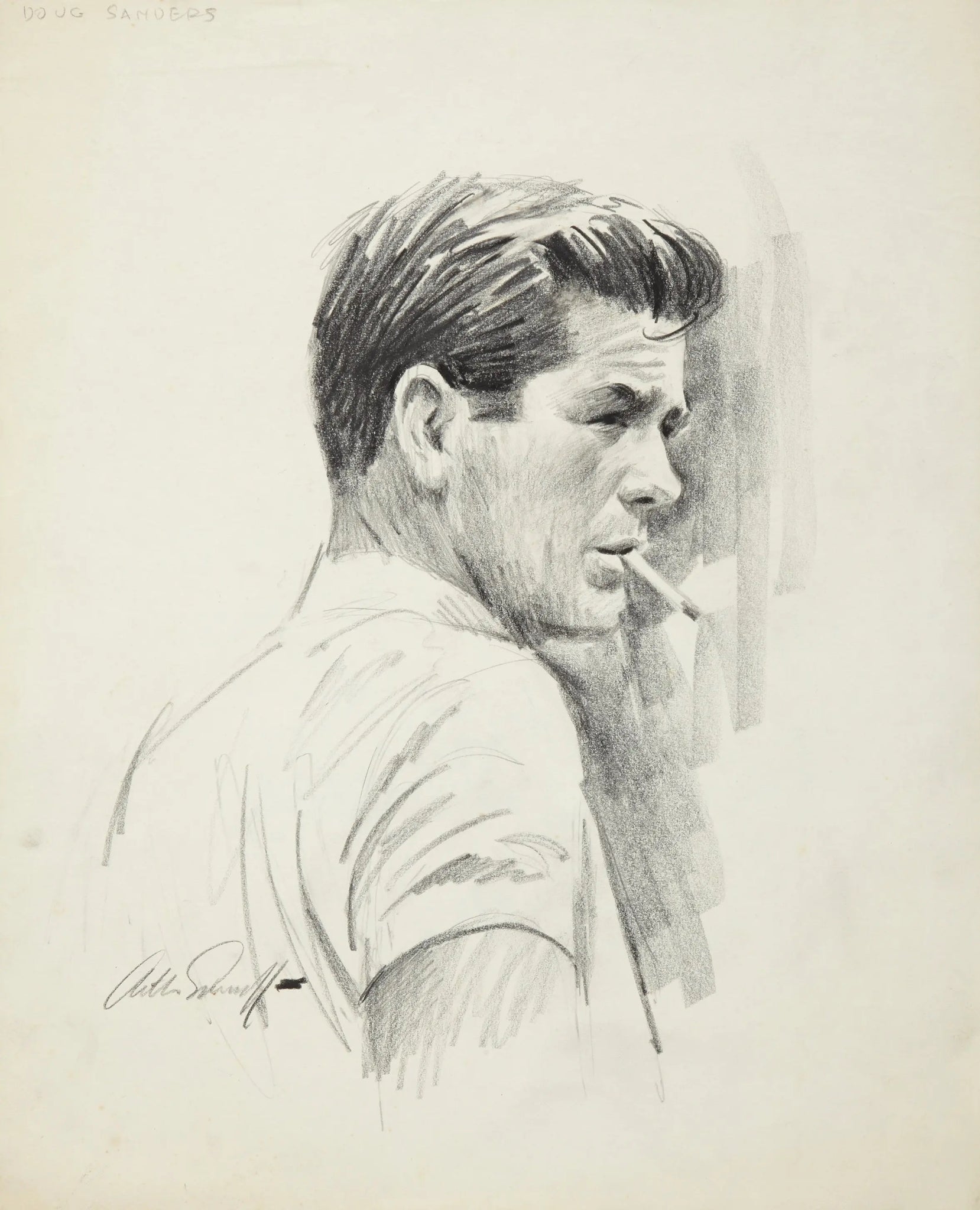 {{ product_title }} Fine Art Print | {{ product_vendor }} Jakero77 Arthur Sarnoff - Golf Pro Doug Sanders 1960s Signed - 17" x 22" Fine Art Print Art Print  Jakero77