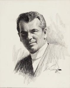 {{ product_title }} Fine Art Print | {{ product_vendor }} Jakero77 Arthur Sarnoff - Julius Boros Portrait (1950s) Signed - 17" x 22" Fine Art Print Art Print  Jakero77
