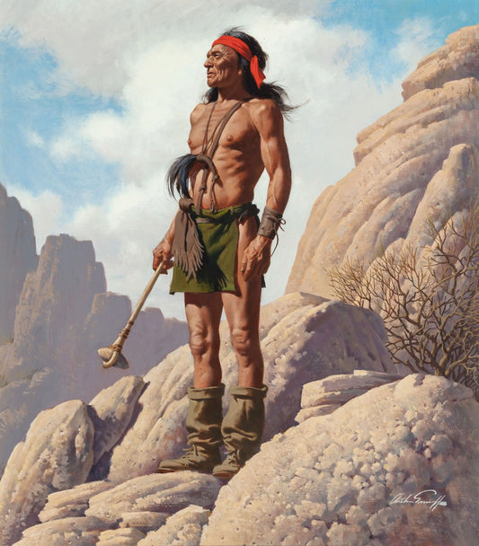 {{ product_title }} Fine Art Print | {{ product_vendor }} Jakero77 Arthur Sarnoff - The Tomahawk 1950s Signed - 17" x 22" Fine Art Print Art Print  Jakero77