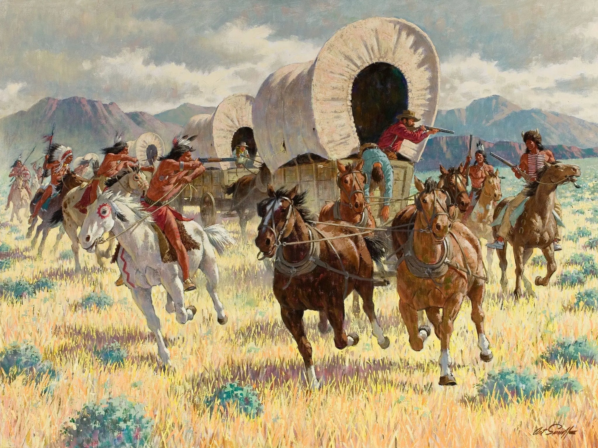 {{ product_title }} Fine Art Print | {{ product_vendor }} Jakero77 Arthur Sarnoff - The Transgression 1960s Signed - 17" x 22" Fine Art Print Art Print  Jakero77