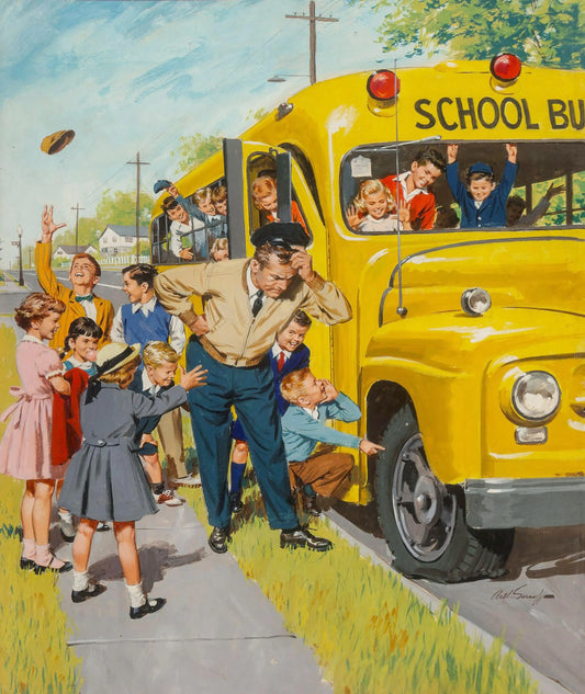 {{ product_title }} Fine Art Print | {{ product_vendor }} Jakero77 Arthur Sarnoff - Unexpected Holidays (1950s) Signed - 17" x 22" Fine Art Print Art Print  Jakero77