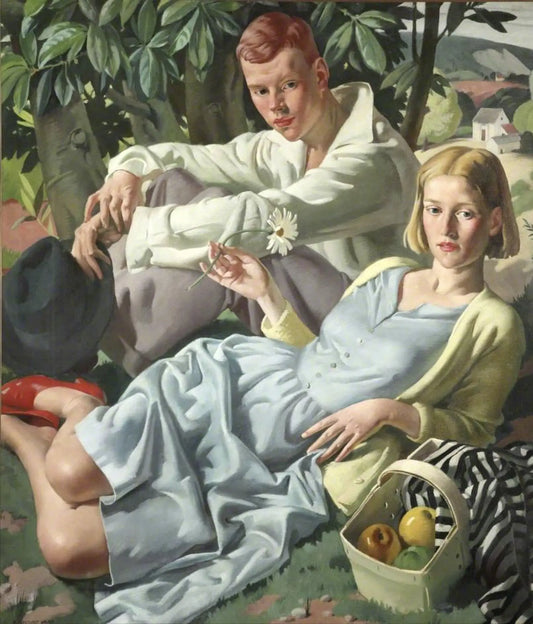 {{ product_title }} Fine Art Print | {{ product_vendor }} Jakero77 Bernard Fleetwood Walker - Amity (1933) - 17" x 22" Fine Art Print Art Print  Jakero77