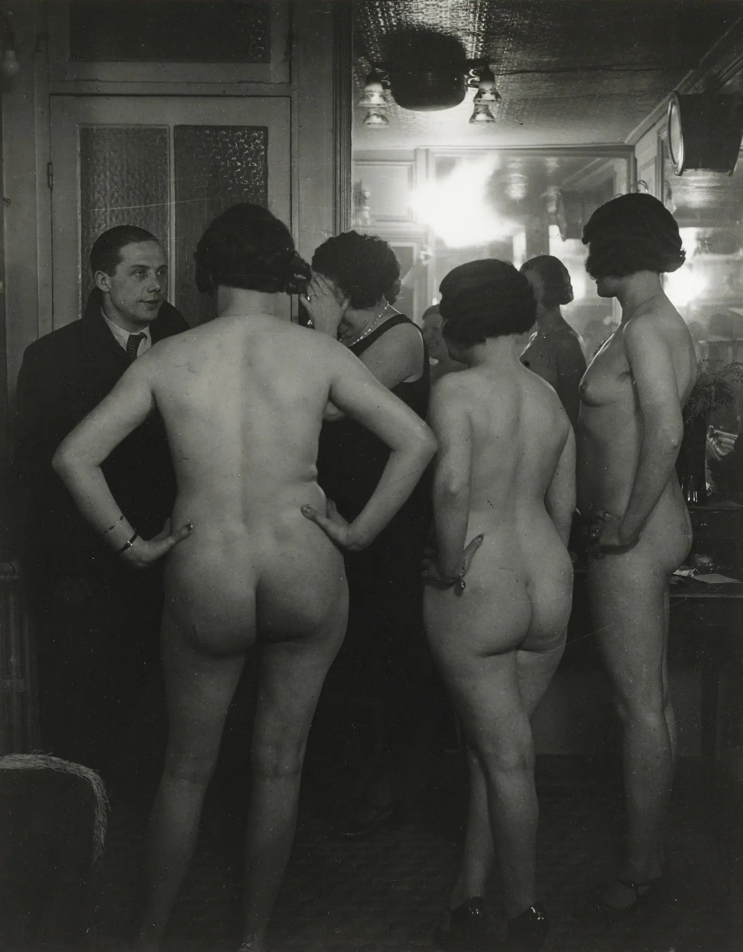 {{ product_title }} Fine Art Print | {{ product_vendor }} Jakero77 Brassaï - Prostitutes Preparing for Night in Brothel (1932) - 17" x 22" Art Print Art Print  Jakero77