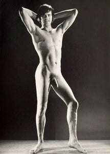 {{ product_title }} Fine Art Print | {{ product_vendor }} Jakero77 Bruce Bellas 1960s Nude Male Gay Interest Homoerotic - 17" x 22" Fine Art Print -1732 Art Print  Jakero77