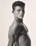 {{ product_title }} Fine Art Print | {{ product_vendor }} Jakero77 Bruce Bellas Handsome Topless Male Profile Muscular Gay - 17"x22" Fine Art Print - 1740 Art Print  Jakero77