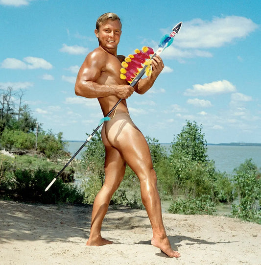 {{ product_title }} Fine Art Print | {{ product_vendor }} Jakero77 Bruce Bellas Vintage Jerry Roguemore Nude Butt RARE Color Gay Interest - 17"x22" Fine Art Print Art Print  Jakero77