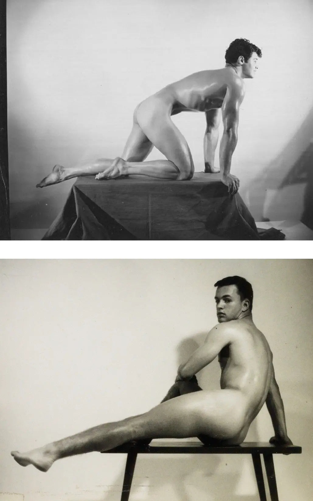 {{ product_title }} Fine Art Print | {{ product_vendor }} Jakero77 Bruce Bellas of LA Nude Males Butts Art Poses Gay Interest - 17" x 22" Art Print - 2115 Art Print  Jakero77