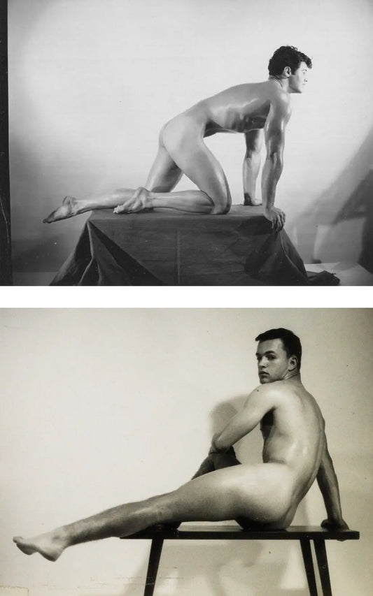 {{ product_title }} Fine Art Print | {{ product_vendor }} Jakero77 Bruce Bellas of LA Nude Males Butts Art Poses Gay Interest - 17" x 22" Art Print - 2115 Art Print  Jakero77