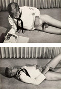 {{ product_title }} Fine Art Print | {{ product_vendor }} Jakero77 Bruce Bellas of LA Nude Sailor Erection 1960s Homoerotic Vintage Gay Interest - 17"x22" Fine Art Print - 1976 Art Print  Jakero77