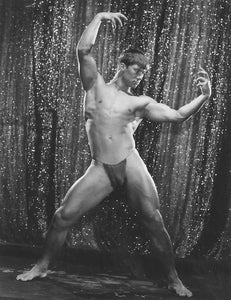 {{ product_title }} Fine Art Print | {{ product_vendor }} Jakero77 Bruce Bellas of LA - Scotty Cunnigham Nude Underwear 1966 Gay - 17" x 22" Print Art Print  Jakero77