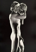 {{ product_title }} Fine Art Print | {{ product_vendor }} Jakero77 Bruce Bellas of LA Vintage Nude Male Side View Gay Interest - 17" x 22" Art Print - 1768 Art Print  Jakero77