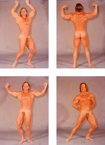 {{ product_title }} Fine Art Print | {{ product_vendor }} Jakero77 Bruce Bellas of Los Angeles Vintage Don Carter Bodybuilder 1960s Homoerotic Gay Interest - 17"x22" Fine Art Print - 2102 Art Print  Jakero77