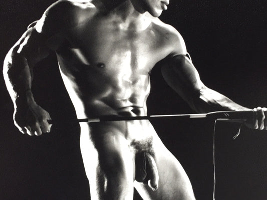 {{ product_title }} Fine Art Print | {{ product_vendor }} Jakero77 Bruce of LA 1960s Nude John Manning Spear Gay Interest Homoerotic - 17"x22" Print - 2124 Art Print  Jakero77