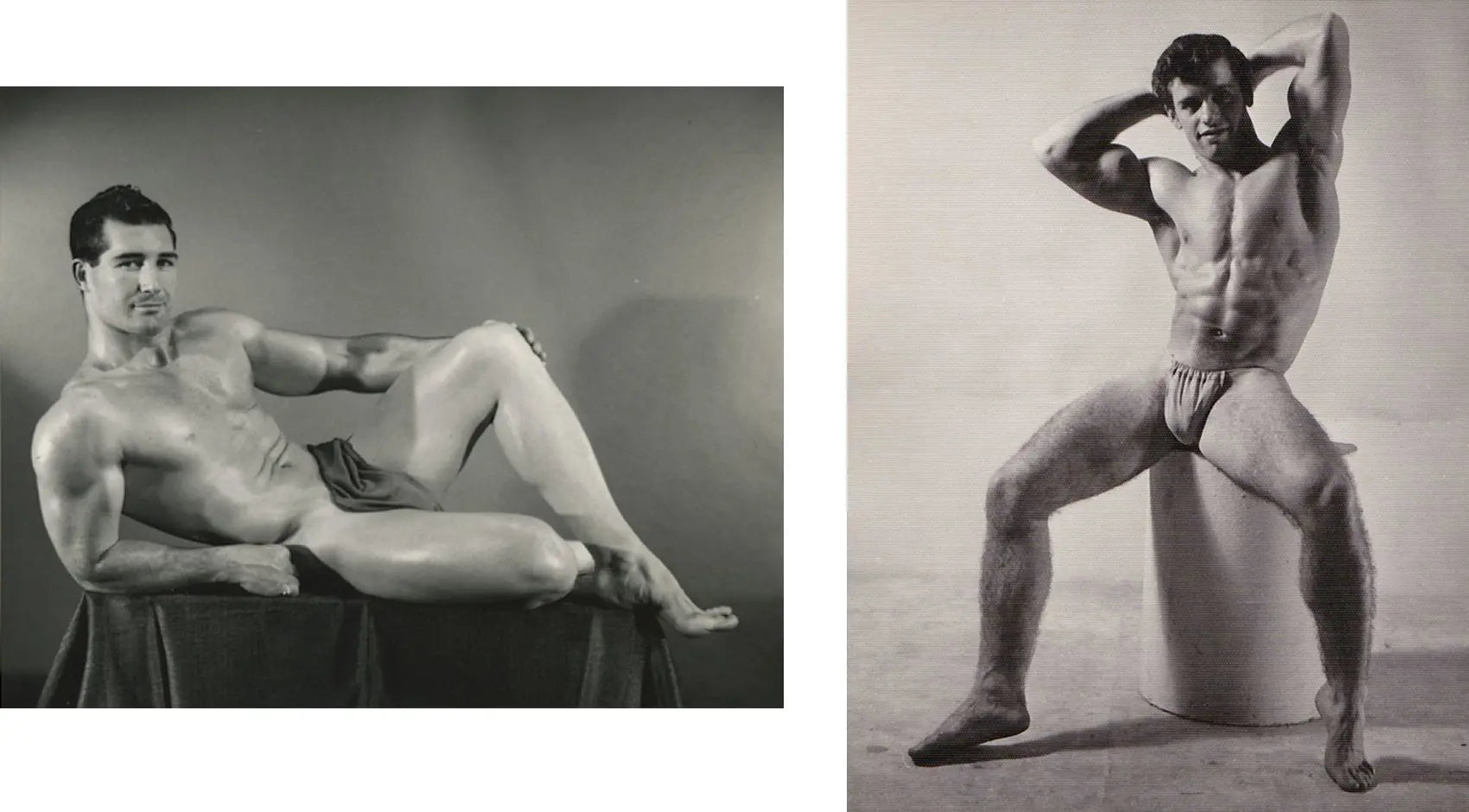 {{ product_title }} Fine Art Print | {{ product_vendor }} Jakero77 Bruce of LA 1960s Two Nude Males Handsome Gay Interest - 17" x 22" Fine Art Print - 2126 Art Print  Jakero77