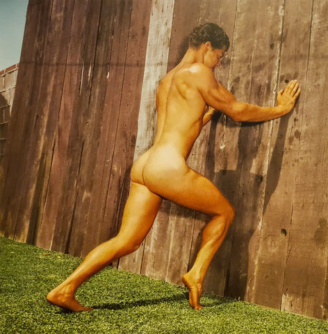 {{ product_title }} Fine Art Print | {{ product_vendor }} Jakero77 Bruce of LA - Bernard Gagne Nude Butt Gay Interest Vintage 1950s - 17"x22" Print Art Print  Jakero77