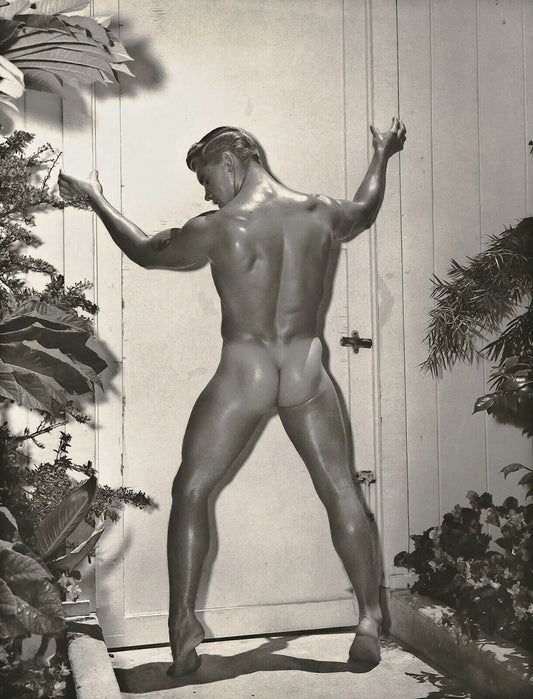 {{ product_title }} Fine Art Print | {{ product_vendor }} Jakero77 Bruce of LA - David Zurborg Nude Butt 1950s Gay Interest - 17" x 22" Art Print Art Print  Jakero77