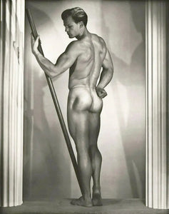 {{ product_title }} Fine Art Print | {{ product_vendor }} Jakero77 Bruce of LA - Gordon Hanson Nude Butt 1950s Gay Interest - 17"x22" Fine Art Print Art Print  Jakero77