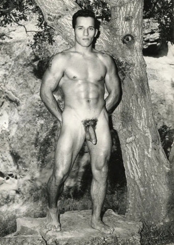 {{ product_title }} Fine Art Print | {{ product_vendor }} Jakero77 Bruce of LA - John Manning Nude Vintage Gay Interest (1960s) - 17" x 22" Fine Art Print Art Print  Jakero77