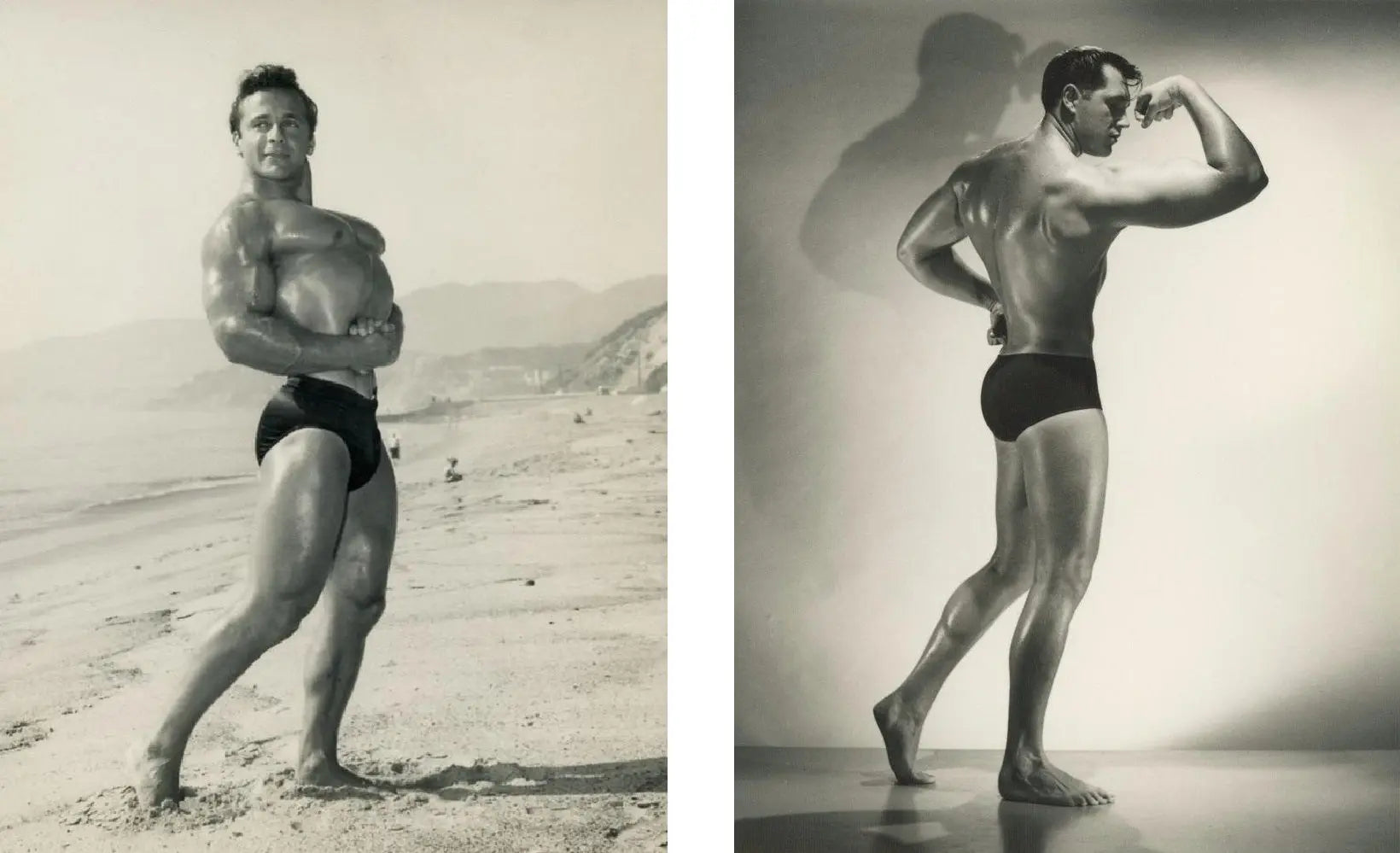 {{ product_title }} Fine Art Print | {{ product_vendor }} Jakero77 Bruce of LA Mr America George Eiferman Bodybuilder Pose - 17"x22" Fine Art Print - 2042 Art Print  Jakero77