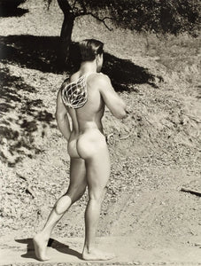 {{ product_title }} Fine Art Print | {{ product_vendor }} Jakero77 Bruce of LA Nude Male Athlete Butt & Ball Bag Gay Interest - 17" x 22" Art Print - 2029 Art Print  Jakero77