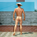 {{ product_title }} Fine Art Print | {{ product_vendor }} Jakero77 Bruce of LA Nude Male Butt Gay Interest Wearing Oriental Hat 1960 - 17"x22" Print Art Print  Jakero77