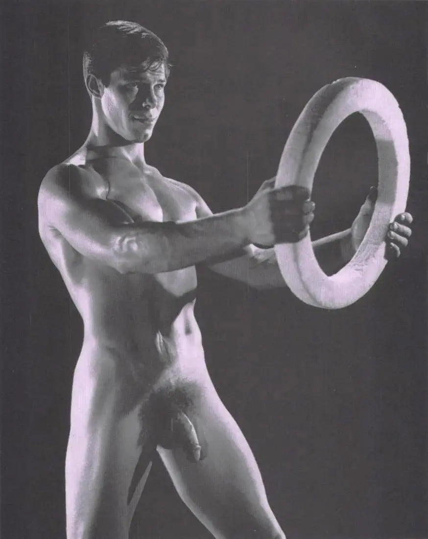 {{ product_title }} Fine Art Print | {{ product_vendor }} Jakero77 Bruce of LA - Nude Male Cock Ring Artistic Gay Interest 1960s - 17" x 22" Fine Art Print Art Print  Jakero77